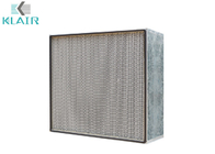 Glassfiber Box Type Aluminium Separator Filter Udara HEPA untuk Sistem HVAC