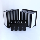 Rangka Plastik / Rangka Logam V Type Medium Compact Air Filter untuk Sistem Ventilasi