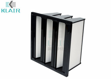 Abs Frame Mini Pleat Glass Fiber Compact Air Filter Untuk Volume Udara Besar