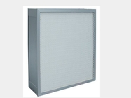 Filter Pembersih Udara HEPA H14 Mini Pleat Efisiensi Tinggi Untuk Kamar Bersih