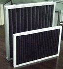 Layar Filter Karbon Aktif Lipat Filtrasi Utama Untuk Sistem Ventilasi