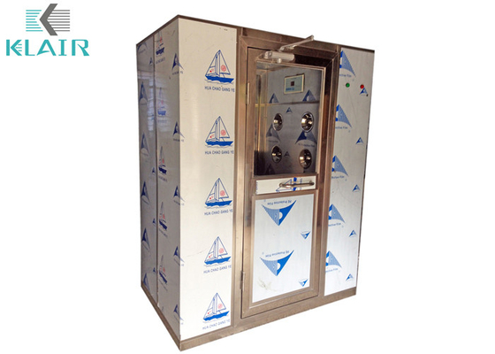Stainless Steel Pintu Geser Otomatis Kamar Bersih Cargo Air Shower 110-380V