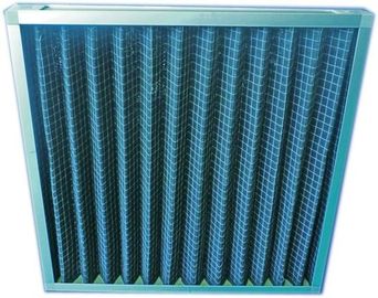 Kaku Aluminium Diperpanjang Permukaan Air Filter Lipit Dengan Karbon Aktif Merasa