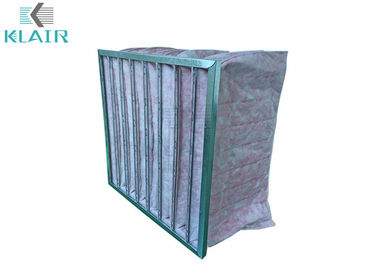 Glass Fiber Bag Air Filter M5 M6 F7 Efisiensi Aplikasi Industri