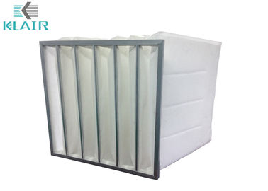 Filter Air Bag Compact Kelas G3 Industrial ISO Kasar 65% Dengan Konstruksi Kuat