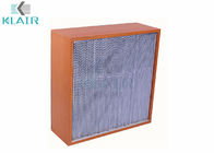 Bersihkan Kamar Hepa Filter H13 Dengan Particle Board Frame / Aluminium Separator