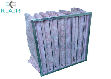 Glass Fiber Bag Air Filter M5 M6 F7 Efisiensi Aplikasi Industri