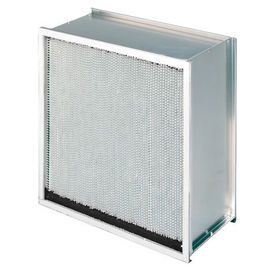 Hepa High Temperature Air Filter 99.99 Efisiensi Dengan Bingkai Stainless Steel