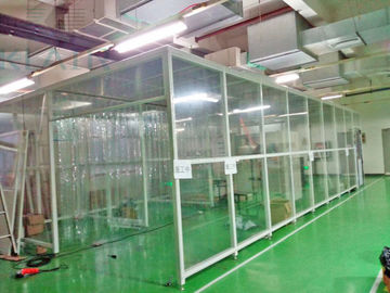 Portabel Cleanroom Air Shower Clean Cleanroom Modular Dengan Hepa Ffu Softwall