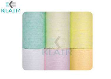Tas Filter Udara Sintetis Bahan Roll / Kantong Tunggal Dengan Efisiensi F5 F6 F7 F8 F9