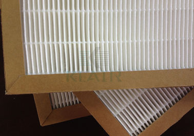 Waterproof Cardboard Air Filter Dengan High Dust Holding Capacity 400 x 400 x 50mm